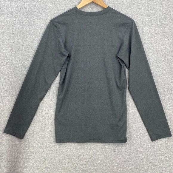 Tek Gear Shirt Mens Large Gray Compression Performance Long Sleeve Fitted Active - Picture 3 of 10